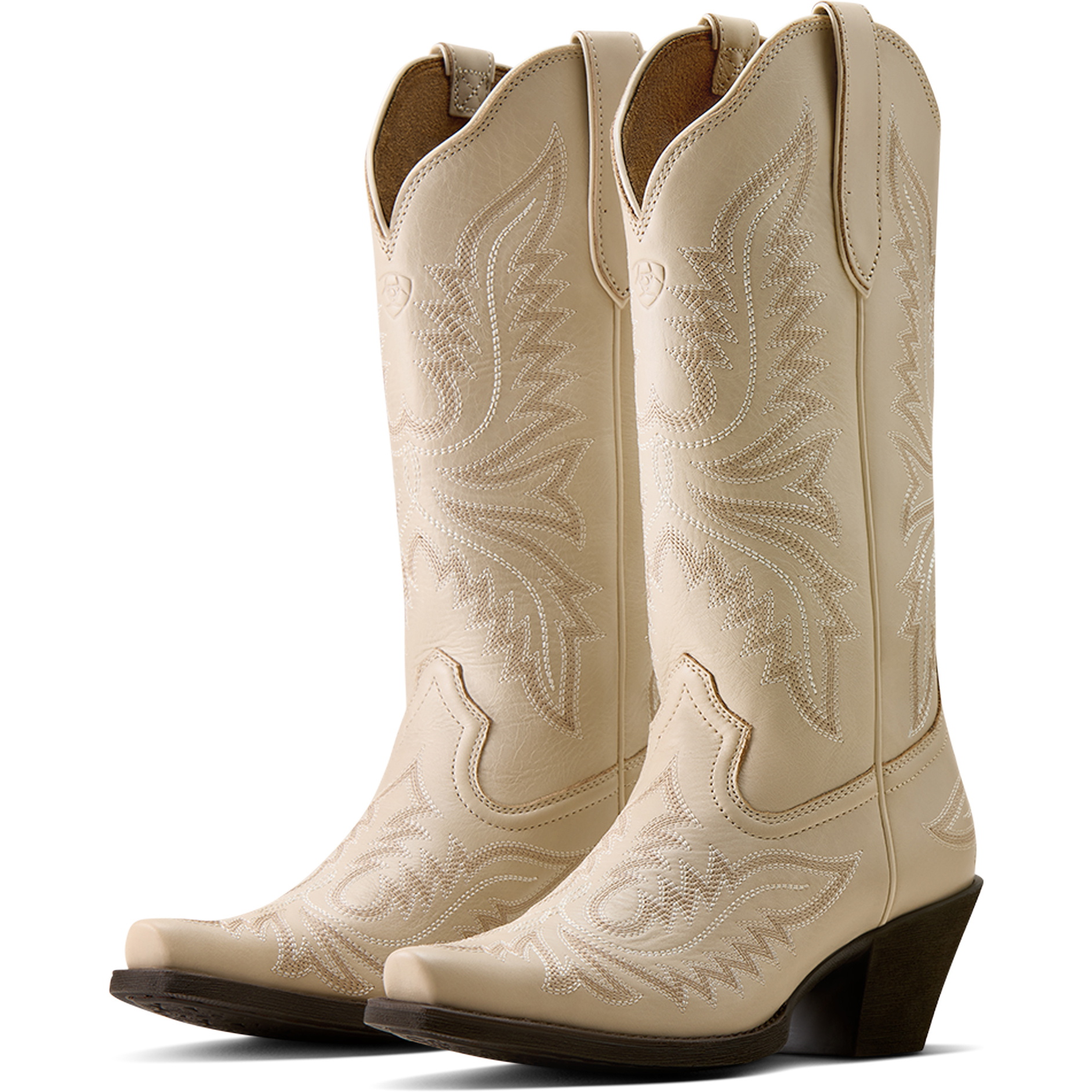 2026 Ariat Womens Round Up Collins D Toe Western Boot 10080382 - Buttercream